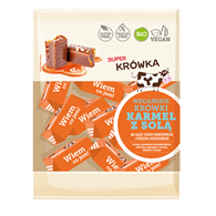 KRÓWKI O SMAKU KARMELU Z SOLĄ BEZMLECZNE BEZGLUTENOWE BIO 150 g - ME GUSTO (SUPER KRÓWKA)