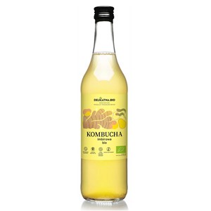 KOMBUCHA IMBIROWA BIO 500 ml - DELIKATNA