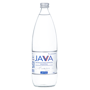 NATURALNA WODA MINERALNA ALKALICZNA NIEGAZOWANA 860 ml (SZKŁO) - JAVA