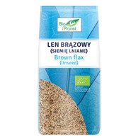 LEN BRĄZOWY (SIEMIĘ LNIANE) BIO 400 g - BIO PLANET