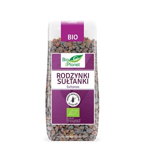 RODZYNKI SUŁTANKI BEZGLUTENOWE BIO 200 g - BIO PLANET