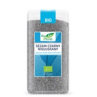 SEZAM CZARNY NIEŁUSKANY BIO 250 g - BIO PLANET