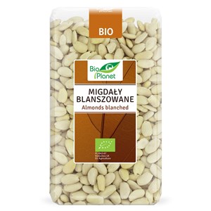 MIGDAŁY BLANSZOWANE BIO 1 kg - BIO PLANET