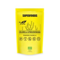 CHLORELLA SPROSZKOWANA BIO 200 g - BIO PLANET