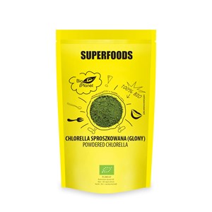 CHLORELLA SPROSZKOWANA BIO 200 g - BIO PLANET