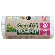 WORKI NA ODPADY BIO I ZMIESZANE (KOMPOSTOWALNE I BIODEGRADOWALNE) 20 L 10 szt - FROGGY (GREENBAG)