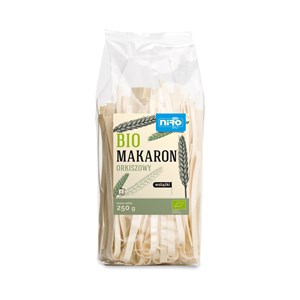 MAKARON (ORKISZOWY) WSTĄŻKI BIO 250 g - NIRO