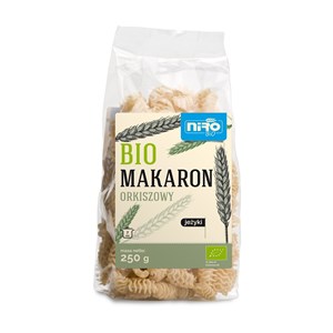 MAKARON (ORKISZOWY) JEŻYKI BIO 250 g - NIRO