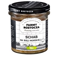 SCHAB NA SOLI MORSKIEJ BIO 250 g (SŁOIK) - FARMY ROZTOCZA