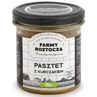 PASZTET DROBIOWO - WIEPRZOWY BIO 180 g (SŁOIK) - FARMY ROZTOCZA