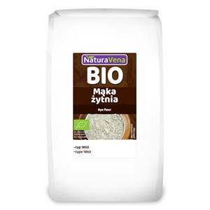 MĄKA ŻYTNIA TYP 1850 BIO 1 kg - NATURAVENA