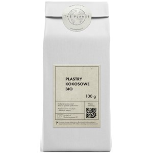 PLASTRY KOKOSOWE BIO 100 g - THE PLANET