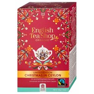 HERBATA CEJLOŃSKA ŚWIĄTECZNA FAIR TRADE BIO (20 x 2 g) 40 g - ENGLISH TEA SHOP ORGANIC (PRODUKT SEZONOWY)