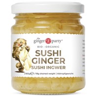 IMBIR MARYNOWANY DO SUSHI BIO 190 g (118 g) - GINGER PEOPLE