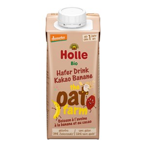 NAPÓJ OWSIANY BANAN - KAKAO BEZ DODATKU CUKRÓW BEZGLUTENOWY OD 1 ROKU DEMETER BIO 200 ml - HOLLE