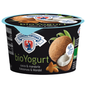 JOGURT KOKOSOWO - MIGDAŁOWY Z MLEKA SIENNEGO BEZGLUTENOWY BIO 250 g - STERZING-VIPITENO