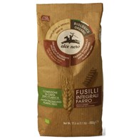 MAKARON (Z PŁASKURKI RAZOWY) FUSILLI BIO 500 g - ALCE NERO