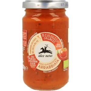 SOS POMIDOROWY Z CHILI ARRABBIATA BIO 350 g - ALCE NERO