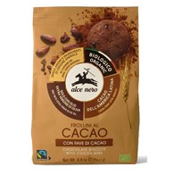 CIASTKA KAKAOWE Z ZIARNAMI KAKAO FAIR TRADE BIO 250 g - ALCE NERO