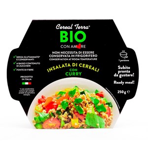 SAŁATKA ZBOŻOWA Z WARZYWAMI I CURRY BIO 200 g - CEREAL TERRA