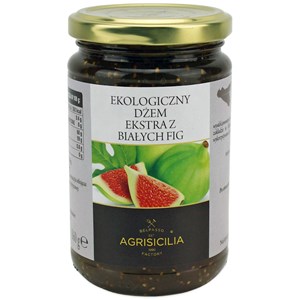 DŻEM EKSTRA Z BIAŁYCH FIG BIO 360 g - AGRISICILIA