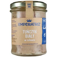 TUŃCZYK BIAŁY FILETY MSC W SOSIE WŁASNYM 200 g (140 g) (SŁOIK) - EMPERATRIZ