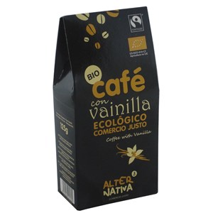 KAWA MIELONA ARABICA/ROBUSTA Z WANILIĄ FAIR TRADE BIO 125 g - ALTERNATIVA