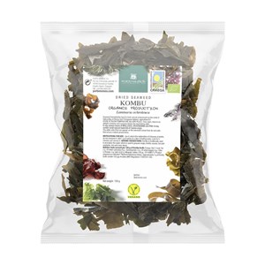 ALGI MORSKIE SUSZONE - KOMBU BIO 100 g (TOREBKA FOLIOWA) - PORTO MUINOS