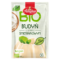 BUDYŃ O SMAKU ŚMIETANKOWYM BEZGLUTENOWY BIO 40 g - AMYLON