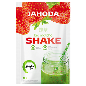 SHAKE Z MATCHĄ I TRUSKAWKAMI BEZGLUTENOWY BIO 30 g - AMYLON