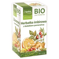 HERBATKA IMBIR - POMARAŃCZA BIO (20 x 1,5 g) 30 g - APOTHEKE