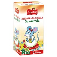 HERBATKA DLA DZIECI - NA OSKRZELA PO 9 MIESIĄCU BIO (20 x 1,5 g) 30 g - APOTHEKE