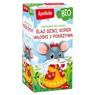 HERBATKA DLA DZIECI - ŚLAZ DZIKI, KOPER WŁOSKI I POKRZYWA BIO (20 x 1,5 g) 30 g - APOTHEKE