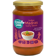 SOS CURRY INDIAN MADRAS BEZGLUTENOWY BIO 350 g - TERRASANA