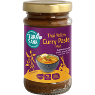 PASTA CURRY TAJSKA BEZGLUTENOWA BIO 120 g - TERRASANA