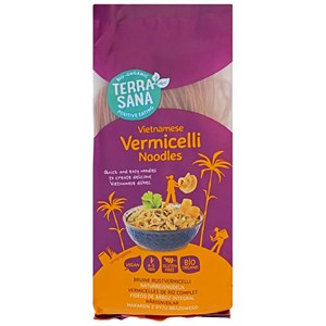 MAKARON (RYŻOWY RAZOWY) VERMICELLI BEZGLUTENOWY BIO 250 g - TERRASANA