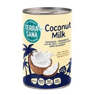 COCONUT MILK - NAPÓJ KOKOSOWY BEZ GUMY GUAR (22 % TŁUSZCZU) BIO 400 ml - TERRASANA