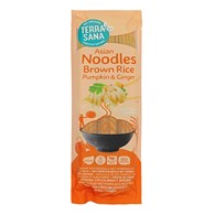 MAKARON (RYŻOWY RAZOWY Z DYNIĄ I IMBIREM) NOODLE SPAGHETTI BEZGLUTENOWY BIO 250 g - TERRASANA