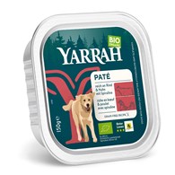 (DLA PSA) PASZTET Z WOŁOWINY I KURCZKA Z ALGAMI MORSKIMI BIO 150 g - YARRAH