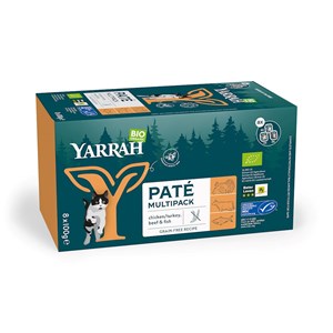 (DLA KOTA) MULTIPACK PASZTET BIO (8 x 100 g) 800 g - YARRAH