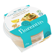 HUMMUS Z ORZESZKAMI PINIOWYMI BEZGLUTENOWY BIO 170 g - FLORENTIN