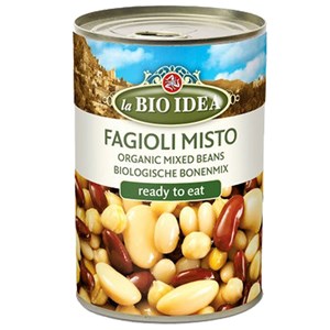 FASOLA MIX W ZALEWIE BIO 400 g (240 g) - LA BIO IDEA