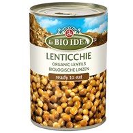 SOCZEWICA BRĄZOWA W ZALEWIE BIO 400 g (240 g) - LA BIO IDEA