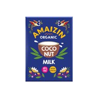 COCONUT MILK - NAPÓJ KOKOSOWY BEZ GUMY GUAR (17 % TŁUSZCZU) BIO 500 ml - AMAIZIN