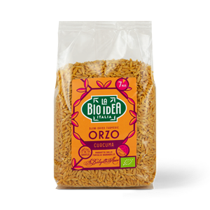 MAKARON (ORZO Z KURKUMĄ I CZARNYM PIEPRZEM) BIO 400 g - LA BIO IDEA