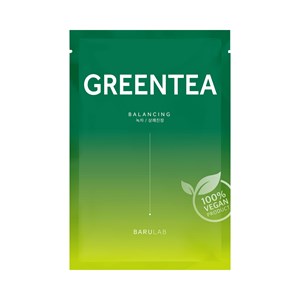 MASECZKA KOREAŃSKA DO TWARZY W PŁACHCIE HERBATA ZIELONA 23 g - BARULAB