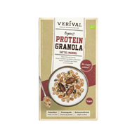 GRANOLA PROTEINOWA Z DAKTYLAMI I MIGDAŁAMI BEZ DODATKU CUKRÓW BIO 325 g - VERIVAL