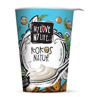 PRODUKT KOKOSOWY NATURALNY BEZ DODATKU CUKRÓW BEZGLUTENOWY BIO 400 g - MY LOVE MY LIFE