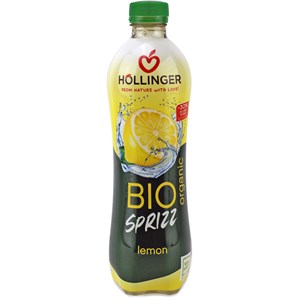 NAPÓJ GAZOWANY CYTRYNOWY 30 % MNIEJ CUKRU BIO 500 ml - HOLLINGER