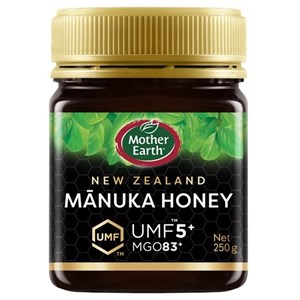 MIÓD MANUKA MGO 83+ UMF 5+ 250 g - HADDRELL'S OF CAMBRIDGE (MOTHER EARTH)